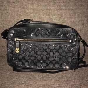 Coach Sequin Signature Logo Handbag